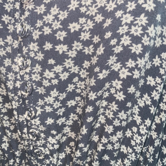 Boho prairie long sleeve floral ruffled maxi dress size 10 by Sweetsalt - Picture 5 of 8